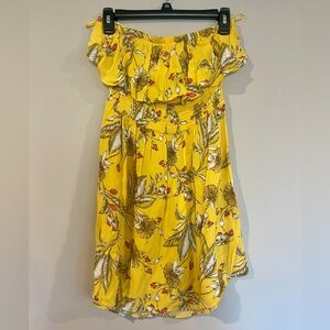 Express Yellow Floral Dress